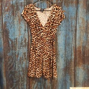Cute leopard print dress